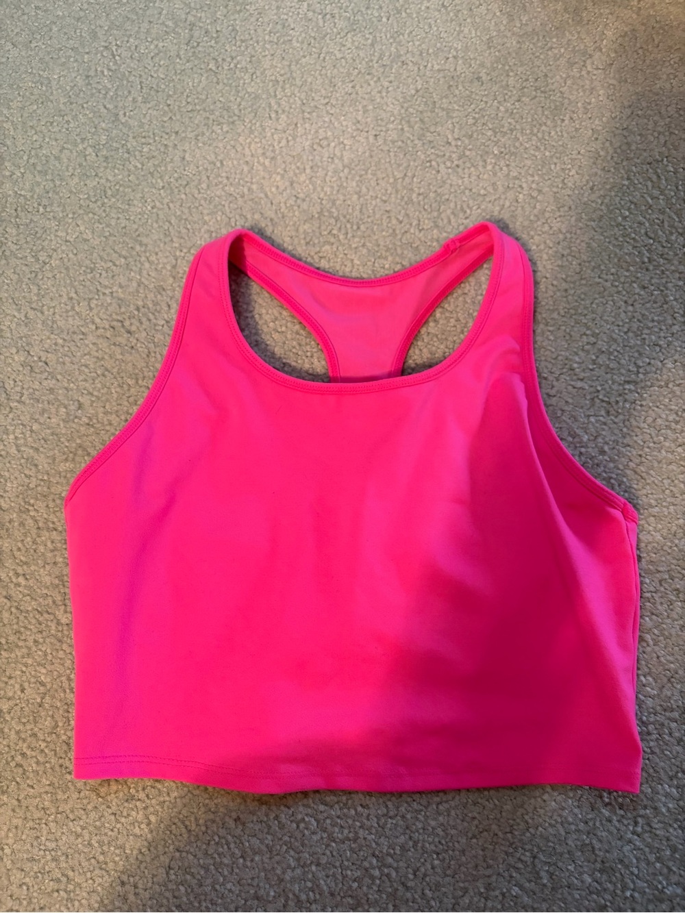 DSG Hot Pink Racerback Sports Bra Crop Top